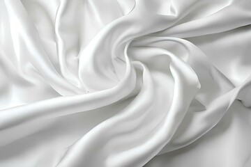 Obraz premium white satin fabric background