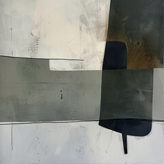 Modern Minimalist Abstract Painting. Created with Generative AI technology