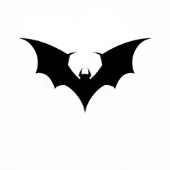 Obraz premium illustration logo of minimalist outline of a bat