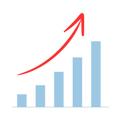 An upward trending bar graph_1
