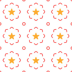 seamless pattern with yellow stars, background design 