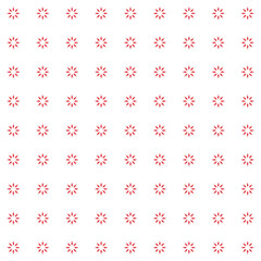 seamless pattern with flowers red color seamless pattern on white background