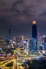Fototapeta premium scenery in kuala lumpur city.kuala lumpur is the city in the malaysia