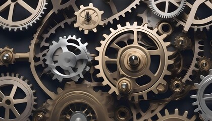 close up of a gears