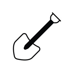 Shovel vector icon