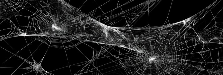 Intricate Spider Web Macro Photography