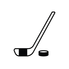 Ice Hockey vector icon