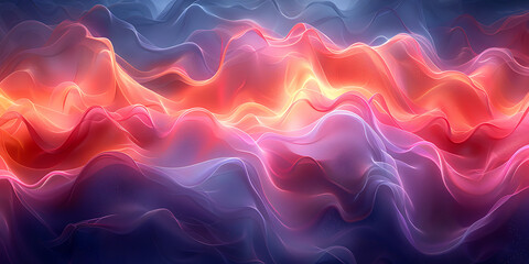 Obraz premium Minimalist Abstraction: Negative-Positive Space Banner