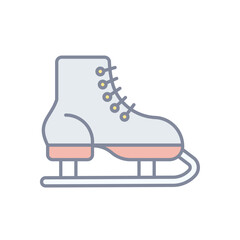 Ice Skate Shoe vector icon