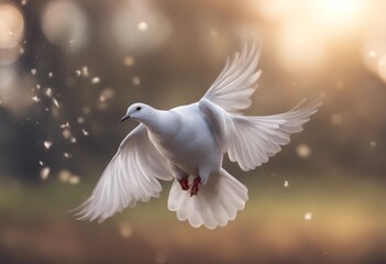 wing vector white flying dove bird ai png generated love pigeon sky transparent background fly