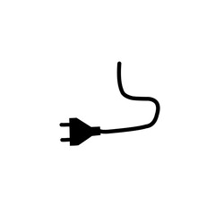 Fototapeta premium Electric plug with cable