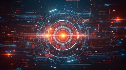 Fototapeta premium futuristic technology background image