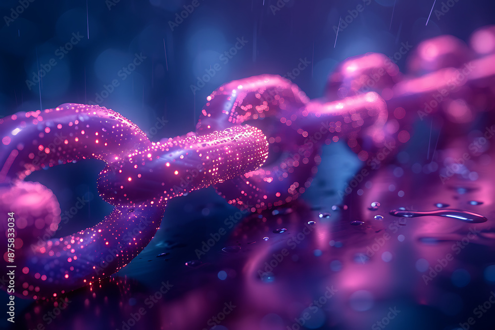 Poster unlocking the power of blockchain technology