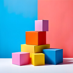 Fototapeta premium cubes