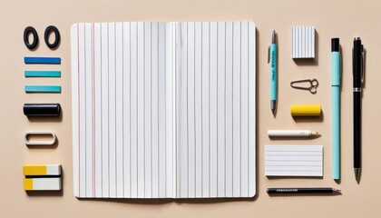 message et piece write notebook clean lined element scrap et striped document