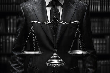Professional Attorney in Action, Courtroom Focus