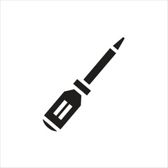 screwdriver vector icon line template