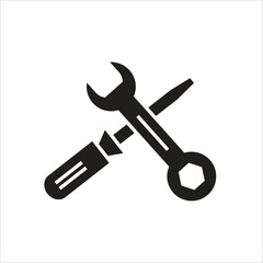 screwdriver vector icon line template