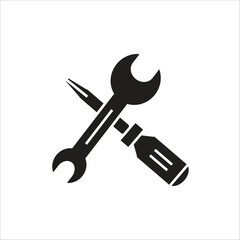 screwdriver vector icon line template