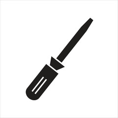 screwdriver vector icon line template