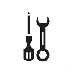 screwdriver vector icon line template