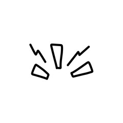 sparkling streaks of lines