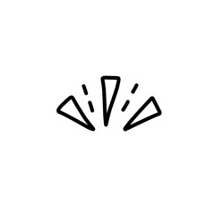 sparkling streaks of lines