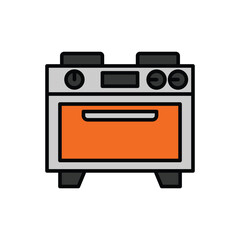 Oven icon vector design templates simple and modern
