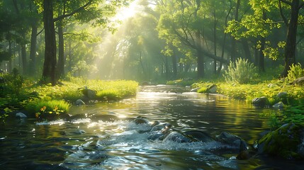 morning in the park