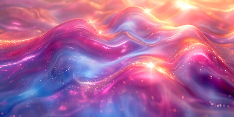 Obraz premium Vibrant AI Canvas: Inspiration Unbound