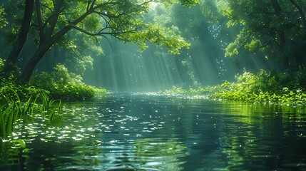 Fototapeta premium morning in the forest