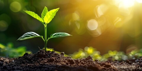 A New Life Sprouting in the Sunlight