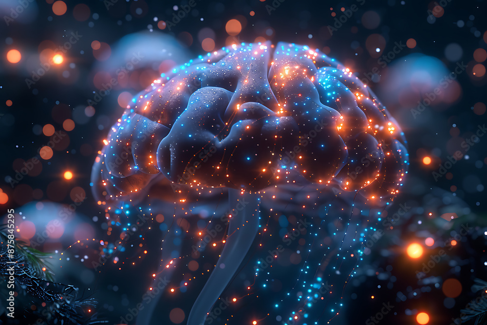 Poster machine learning architectures unleashed: gray-blue canvas