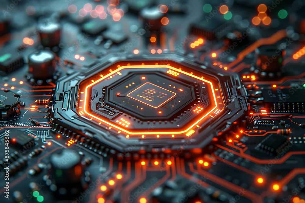 Poster cyber security data shield background
