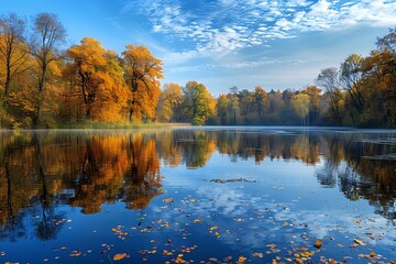 The beautiful scenery of autumn