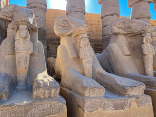 Karnak Temple is dedicated to the temple complex of Ancient Egypt. Thebes, Karnak, Luxor, Egypt