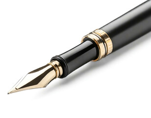 Tintenf&uuml;ller isoliert auf wei&szlig;en Hintergrund, Freisteller 