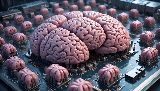 Computer-Style Realistic 3D Fusion of Human Brains - Brain Computer Interface - Biological Computing