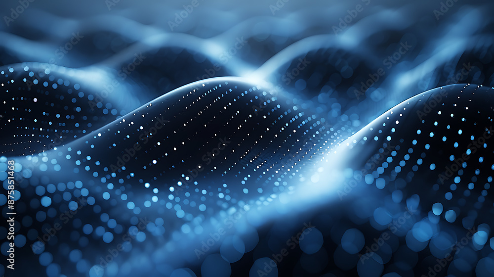 Poster abstract tech pattern banner - digital design