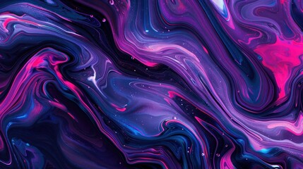 Fototapeta premium Abstract Swirling Purple and Pink