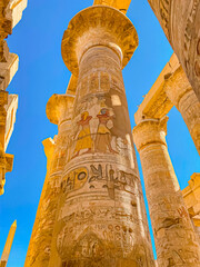 Karnak Temple is dedicated to the temple complex of Ancient Egypt. Thebes, Karnak, Luxor, Egypt