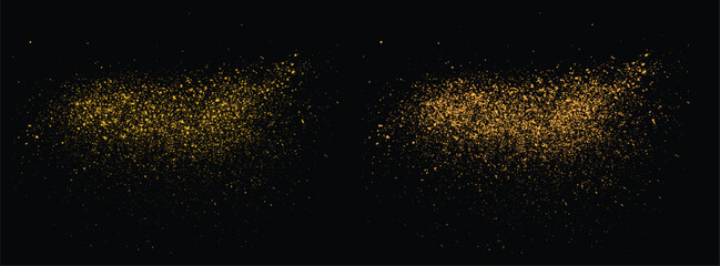 Obraz premium Golden sparkles gold glitter celebratory background