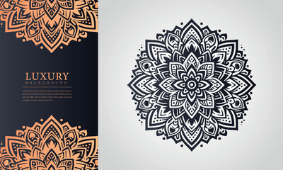 Mandala pattern for Coloring book page. Art on the wall. Lace pattern the Tattoo wallpaper Paint shirt tile Stencil Sticker Design Cards, Texture. 