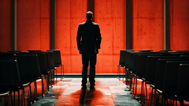 A man standing in front of a red room, Extracurricular activities and leadership roles