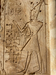 Karnak Temple is dedicated to the temple complex of Ancient Egypt. Thebes, Karnak, Luxor, Egypt