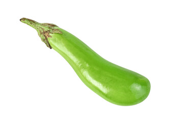 green eggplant isolated