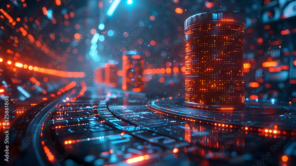 Poster modern database setup unleashes creativity