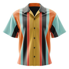 bowling shirts isolated on white background genrated by AI


