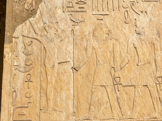 Karnak Temple is dedicated to the temple complex of Ancient Egypt. Thebes, Karnak, Luxor, Egypt