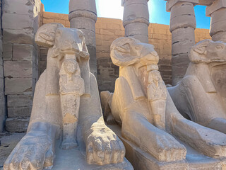 Karnak Temple is dedicated to the temple complex of Ancient Egypt. Thebes, Karnak, Luxor, Egypt